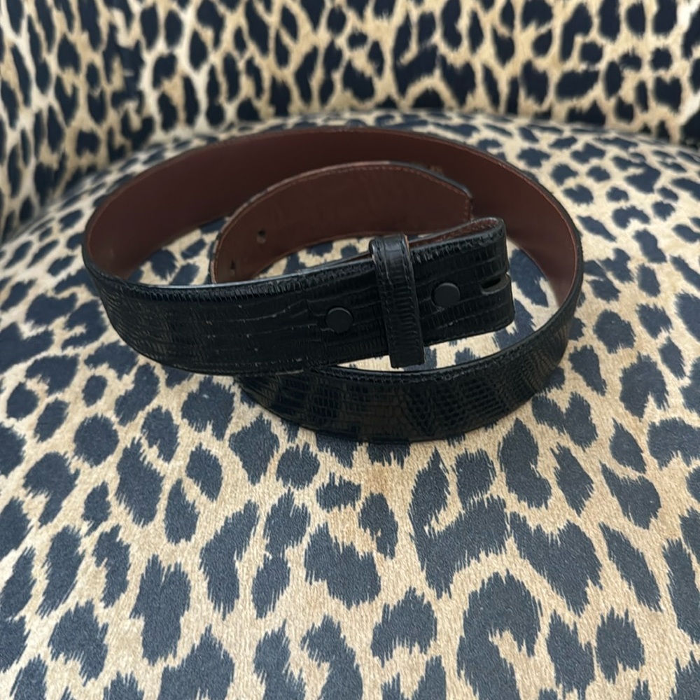 Barry Kieselstein Cord Lizard Belt Strap